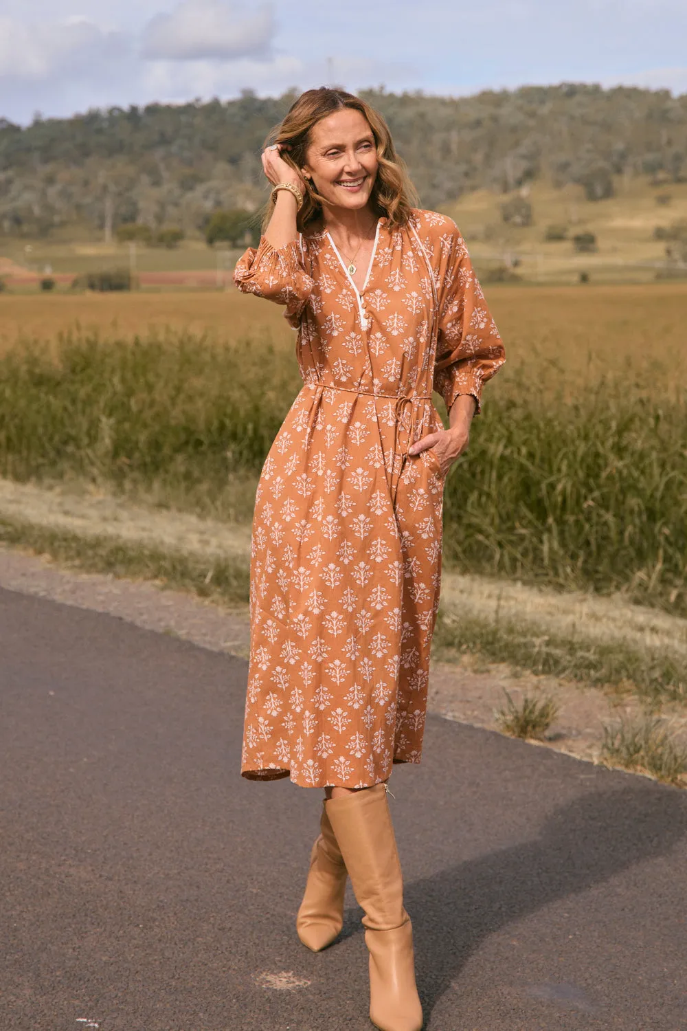 Chic Layers Robin Tunic Dress in Millefiori