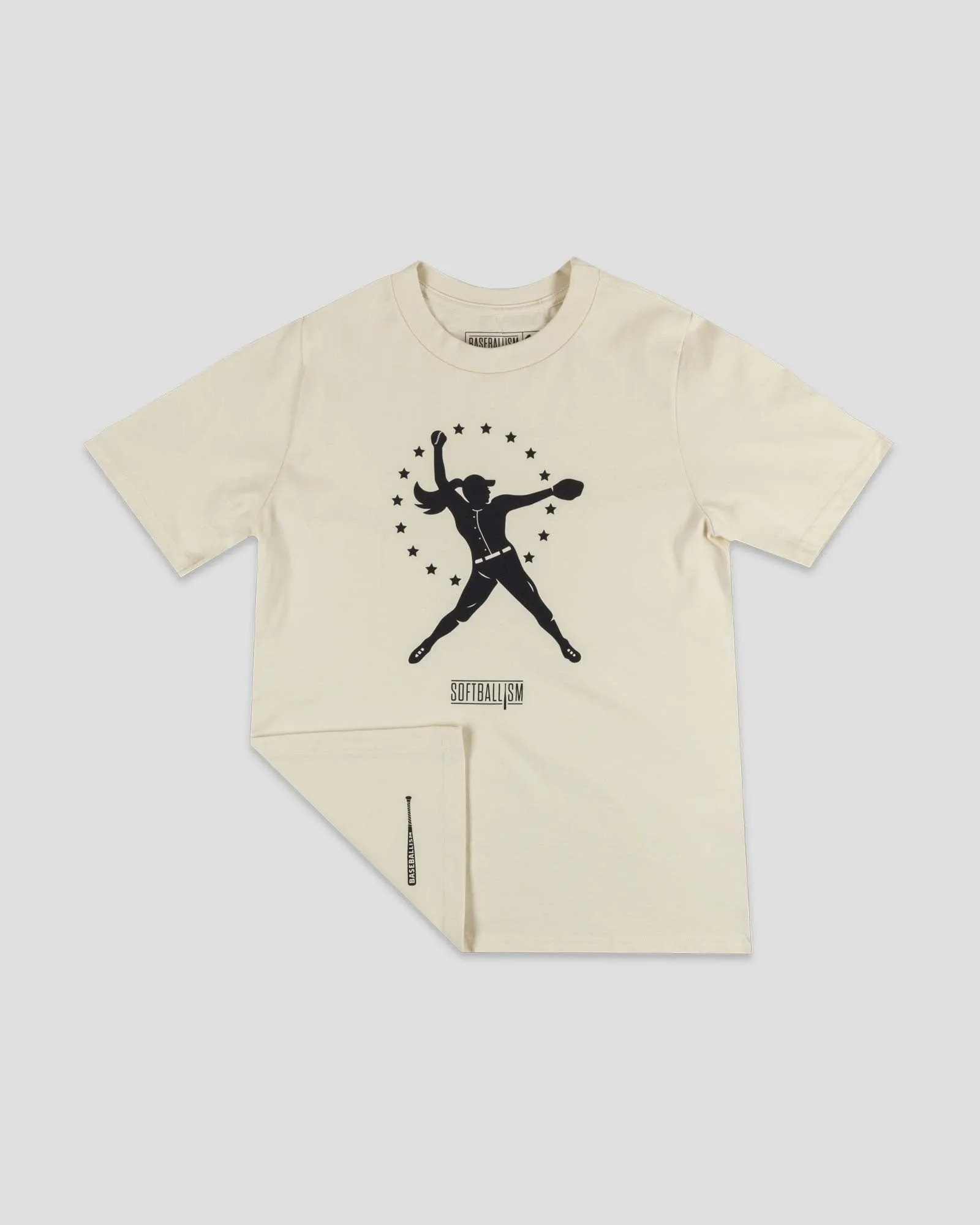 EcoFriendly Material Softballism Star Girl Women's Warm-Up Tee