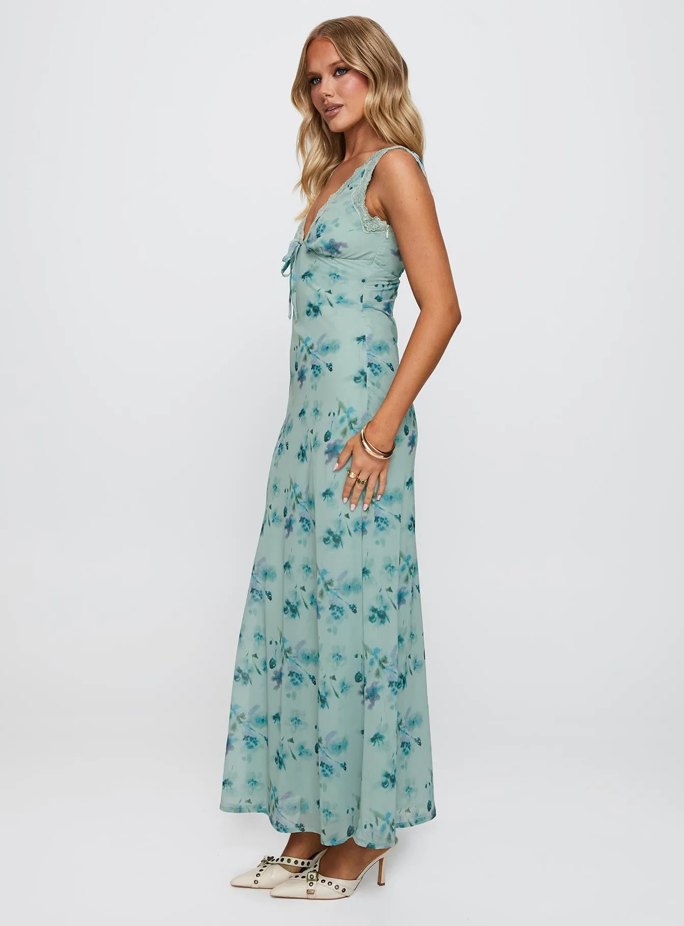 Harvest Glow Sail View Liliya Floral Maxi Dress Multi