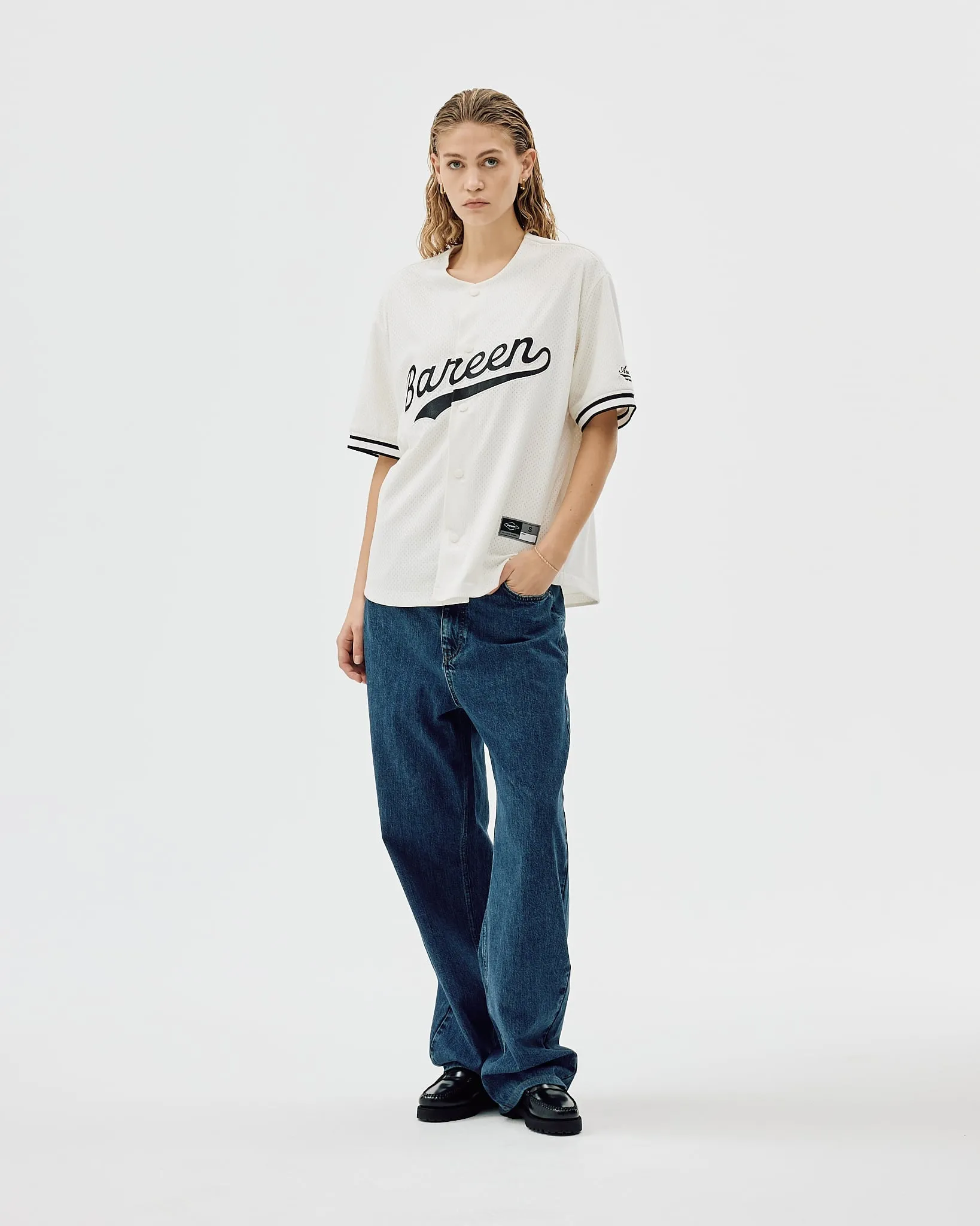 Baseball Jersey, Women - AW25 - White Ideal choice EasyCare Fabric Bonded Seam Technology