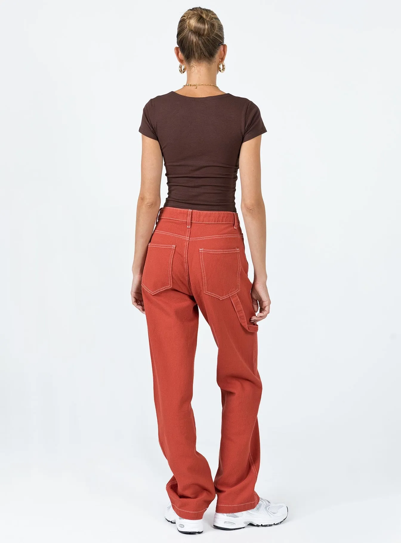 Copeland Jeans Red All Time Basic Professional Wear Artist Vibe