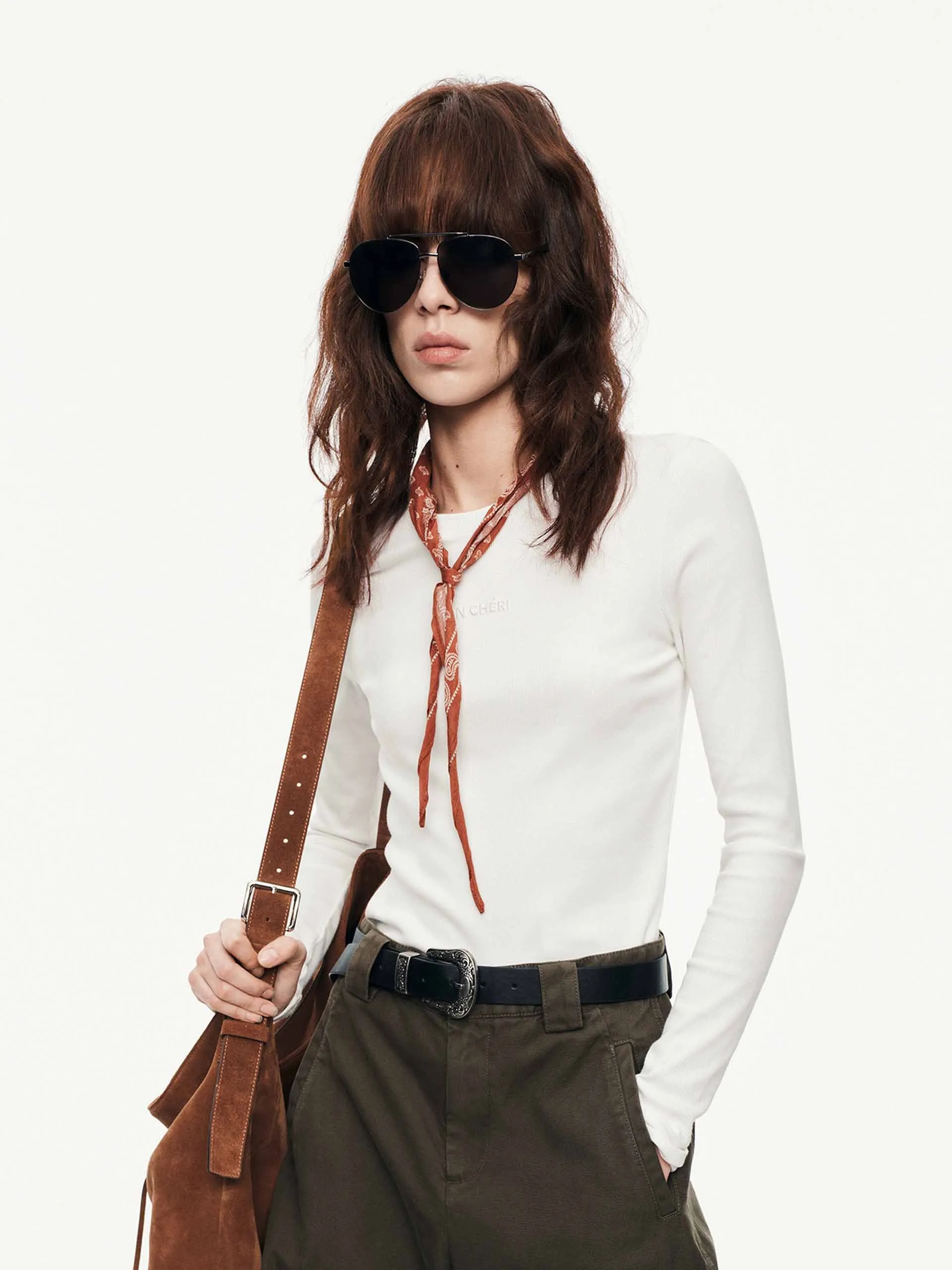 budget-friendly Fitted Long Sleeves T-shirt