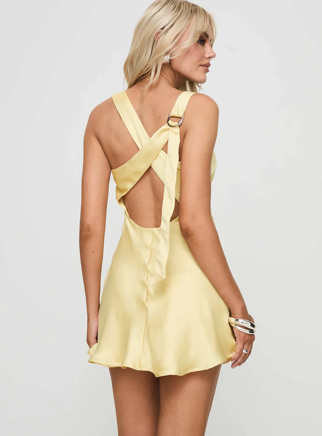 Summer Vibes Vibrant Chic Sama Mini Dress Yellow