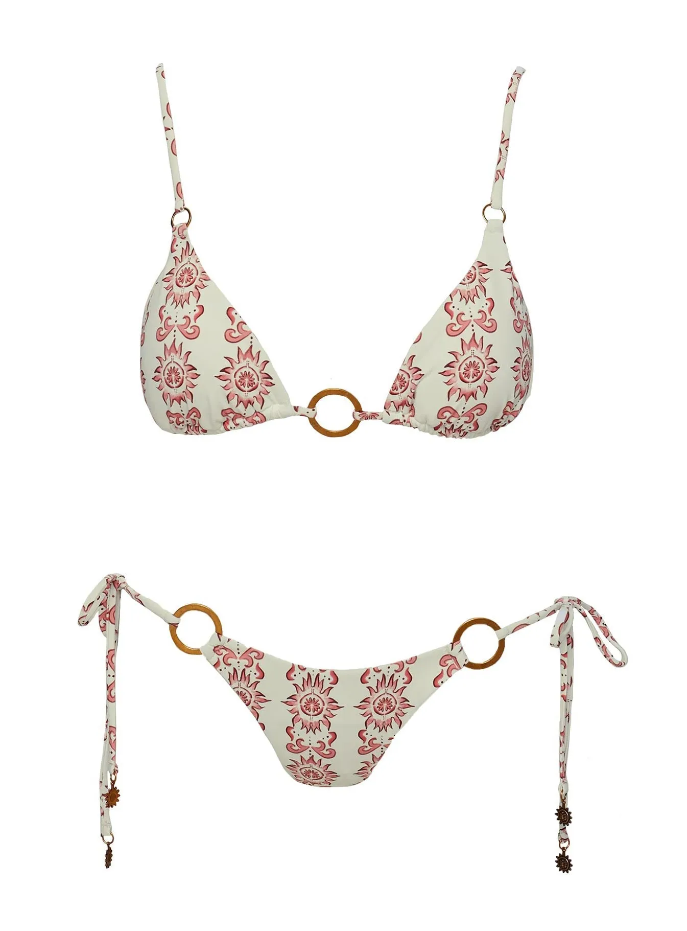 Zero Gravity Feel Ortzi Ring Tie Side Bottoms White / Red