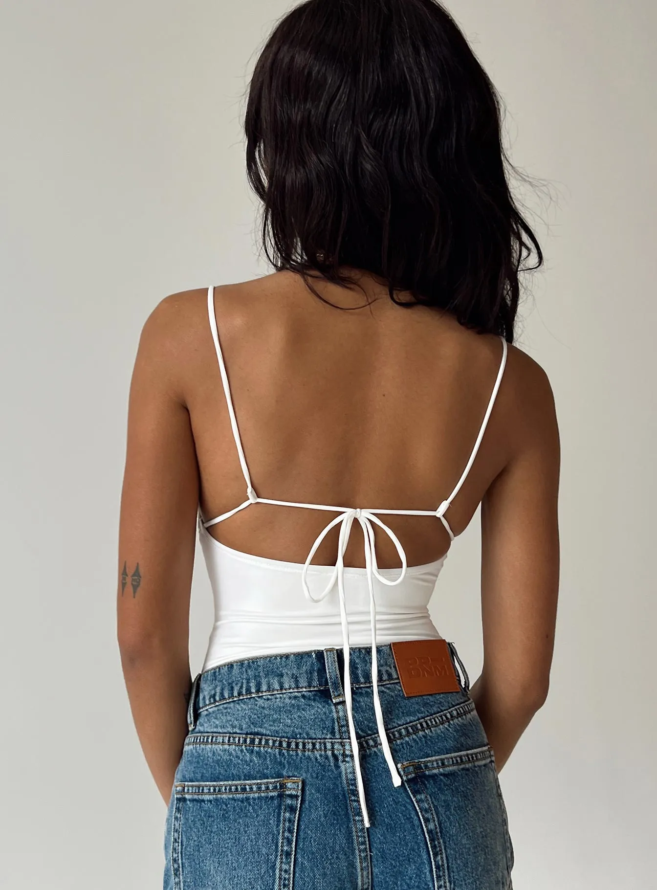 Event Slim Loose Event Luelle Bodysuit White