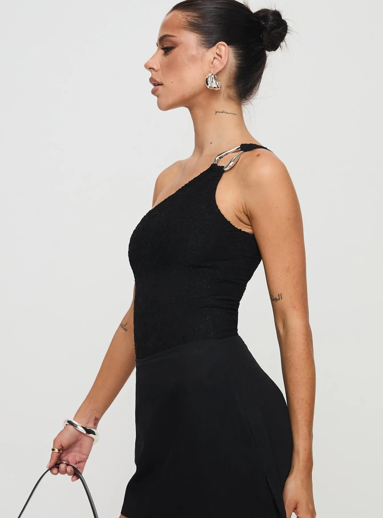 Basic Lightweight Toomba Bodysuit Black