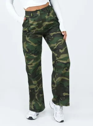 Archer Pants Camouflage Resilient material Couple Look Office Wear