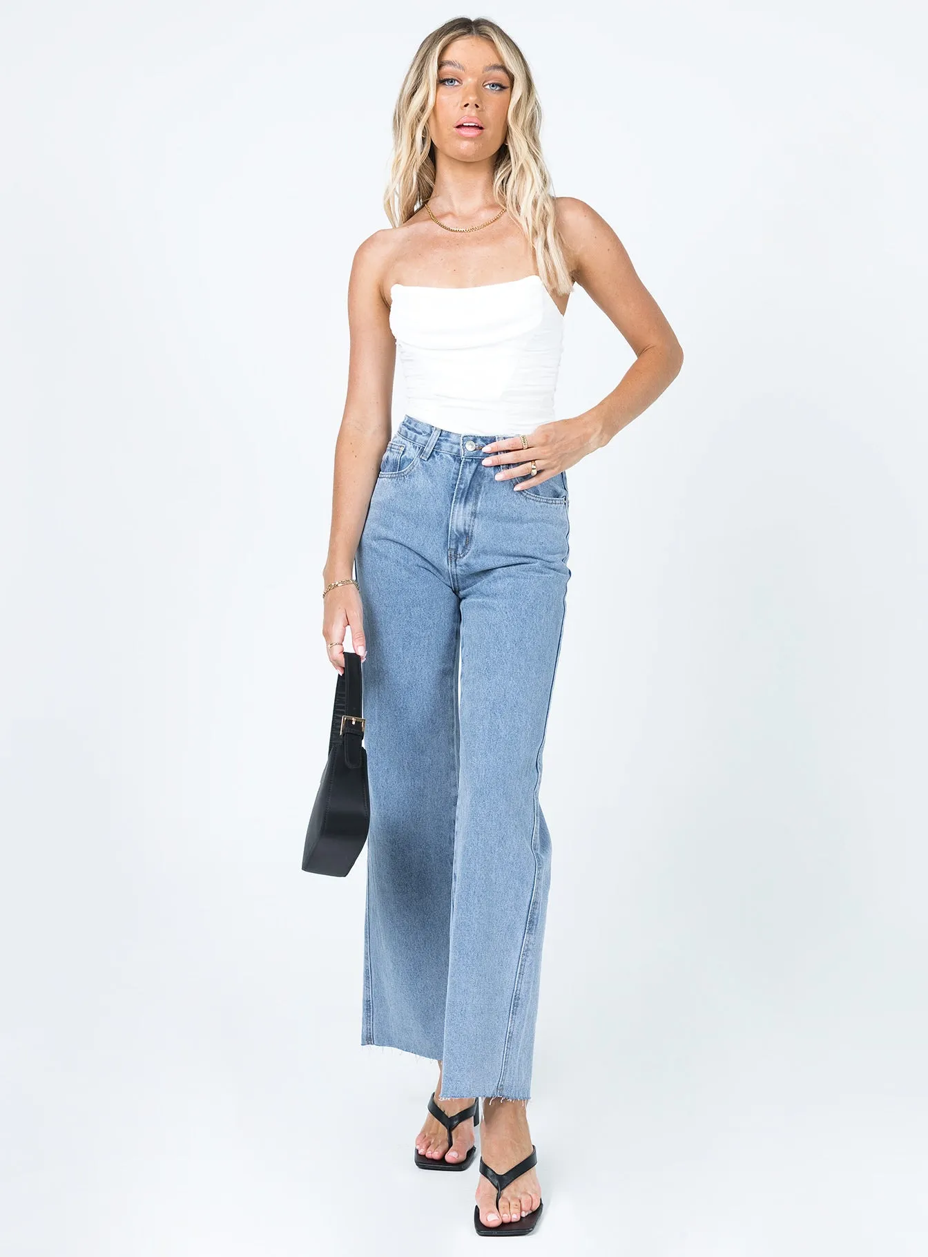 Arlington High Rise Straight Leg Jeans Denim Day Wear