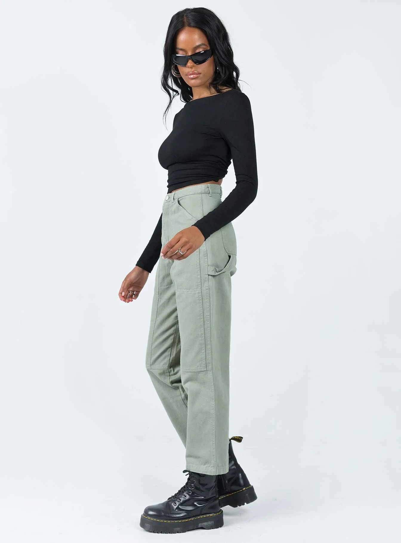 Dropouts Cargo Pants Green Modern Weekend Style Affordable Unisex Wear