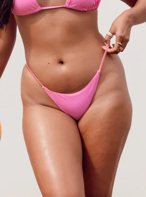 Long Last Shape Soft Cup Support Chloe Bikini Bottoms Pink