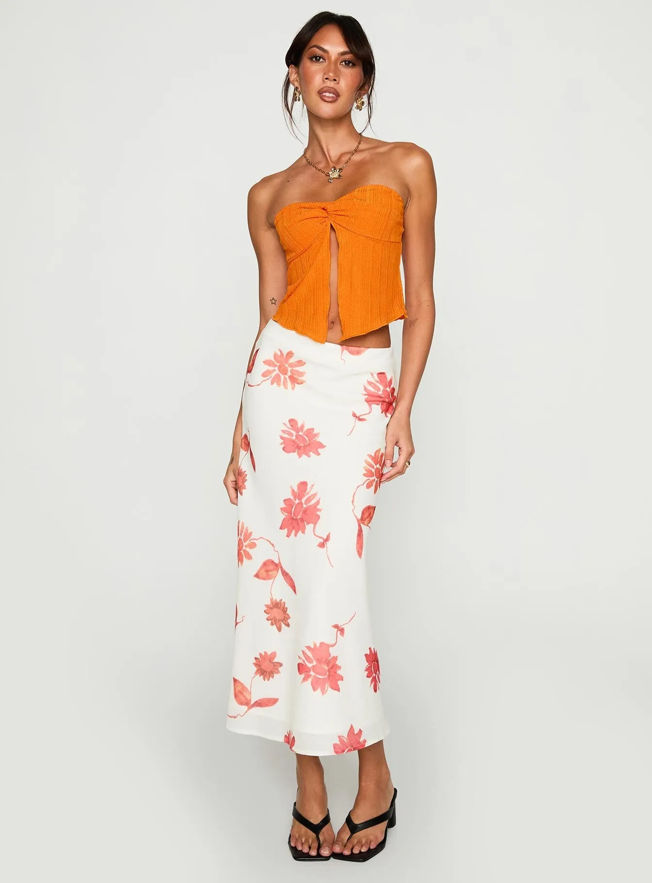 Airy Mesh Lining High Visibility Trim Mani Top Orange