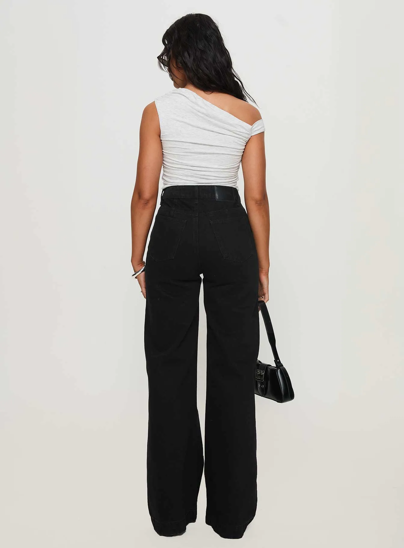 Goldie High Wide Jean True Black Teen Outfit Eco Friendly Travel Outfit