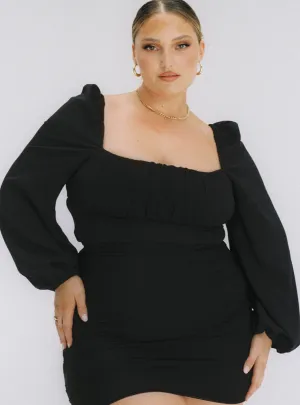 Laura Bodysuit Black Curve Relaxed Slim Breathable Loose