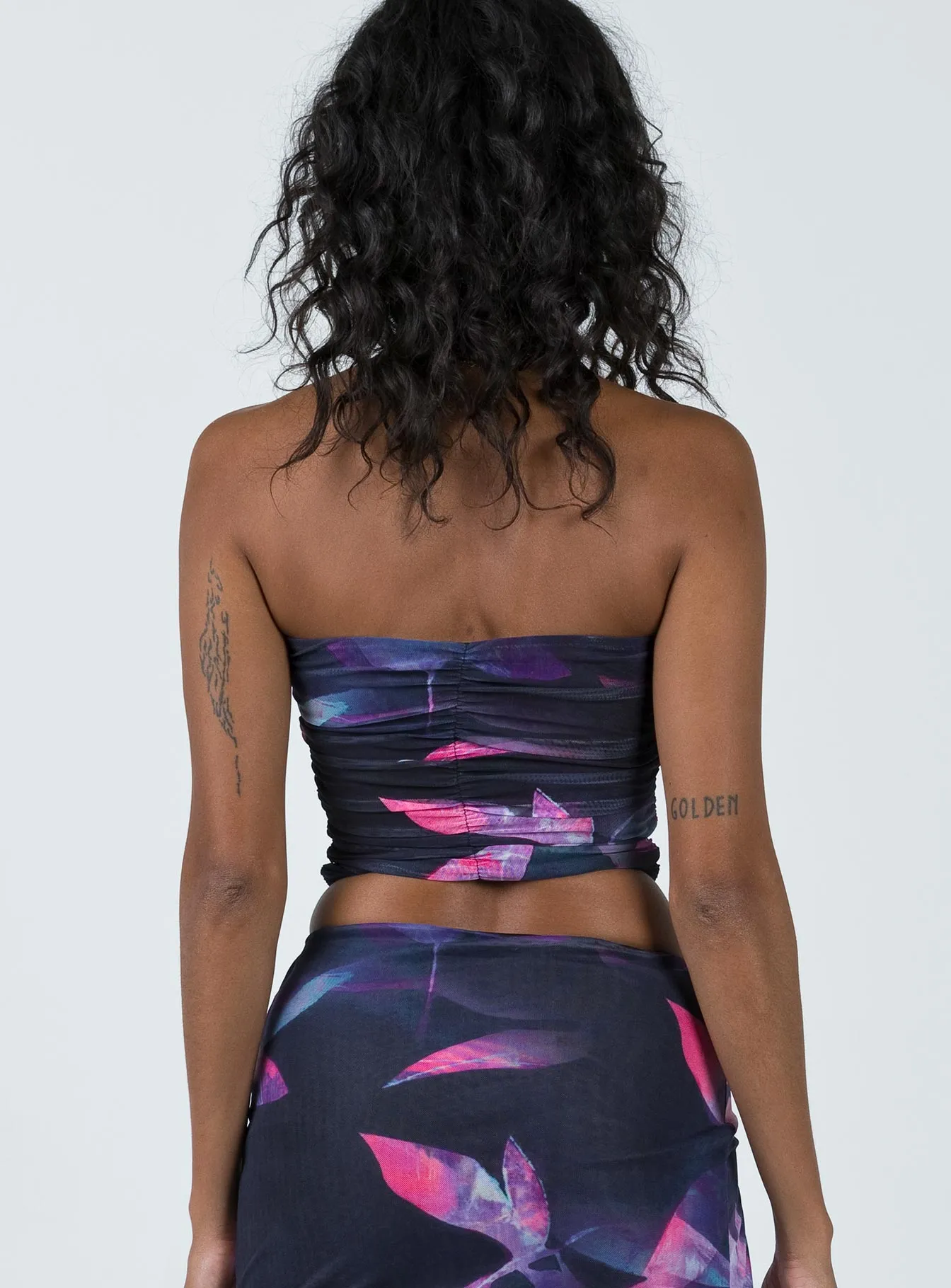 Tammin Tube Top Multi Sporty Design NoSlipGripperBand