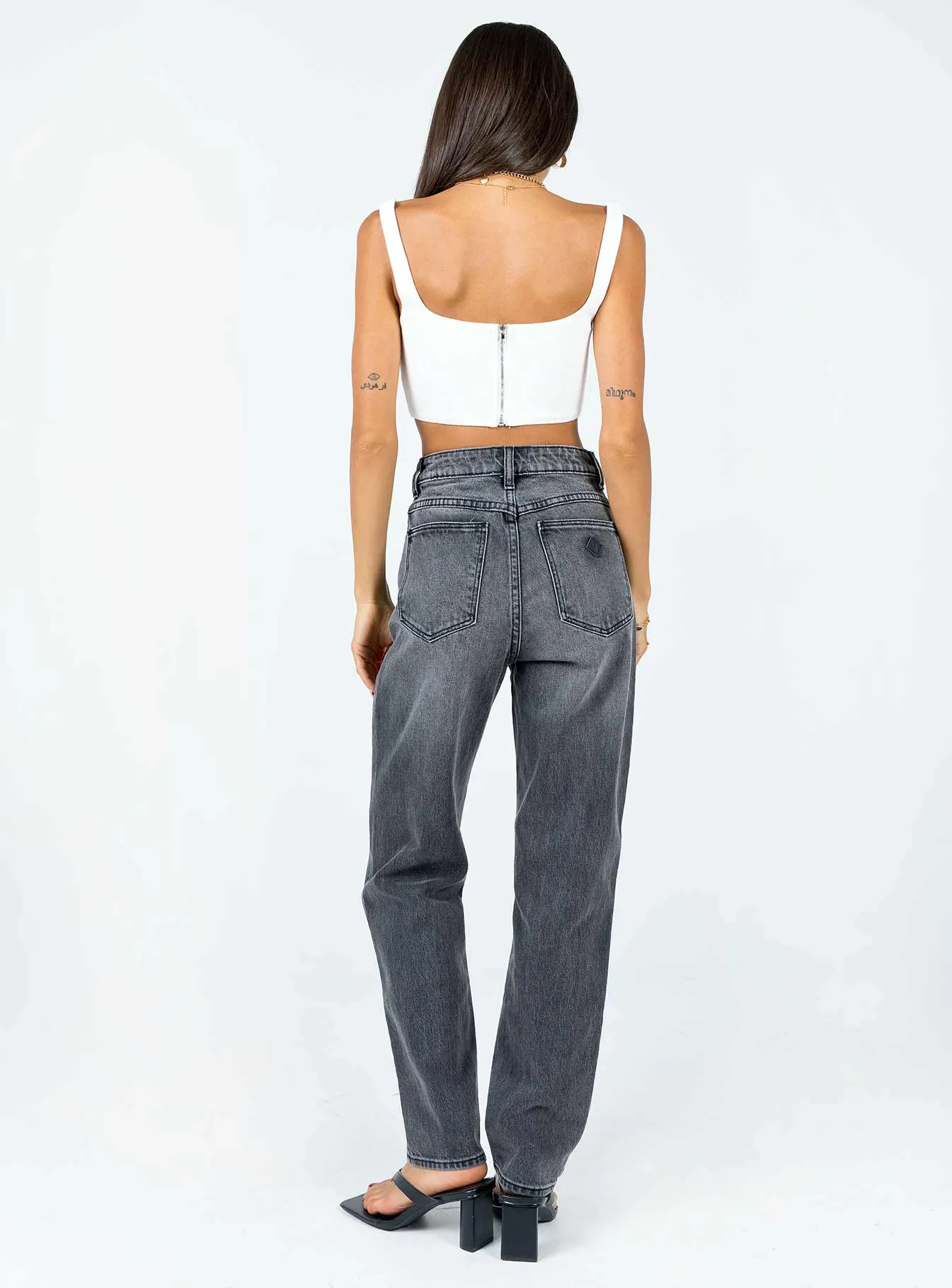 Abrand 94 High Slim Kiara Jeans Black Nature Lover Outdoor Adventure Autumn Days