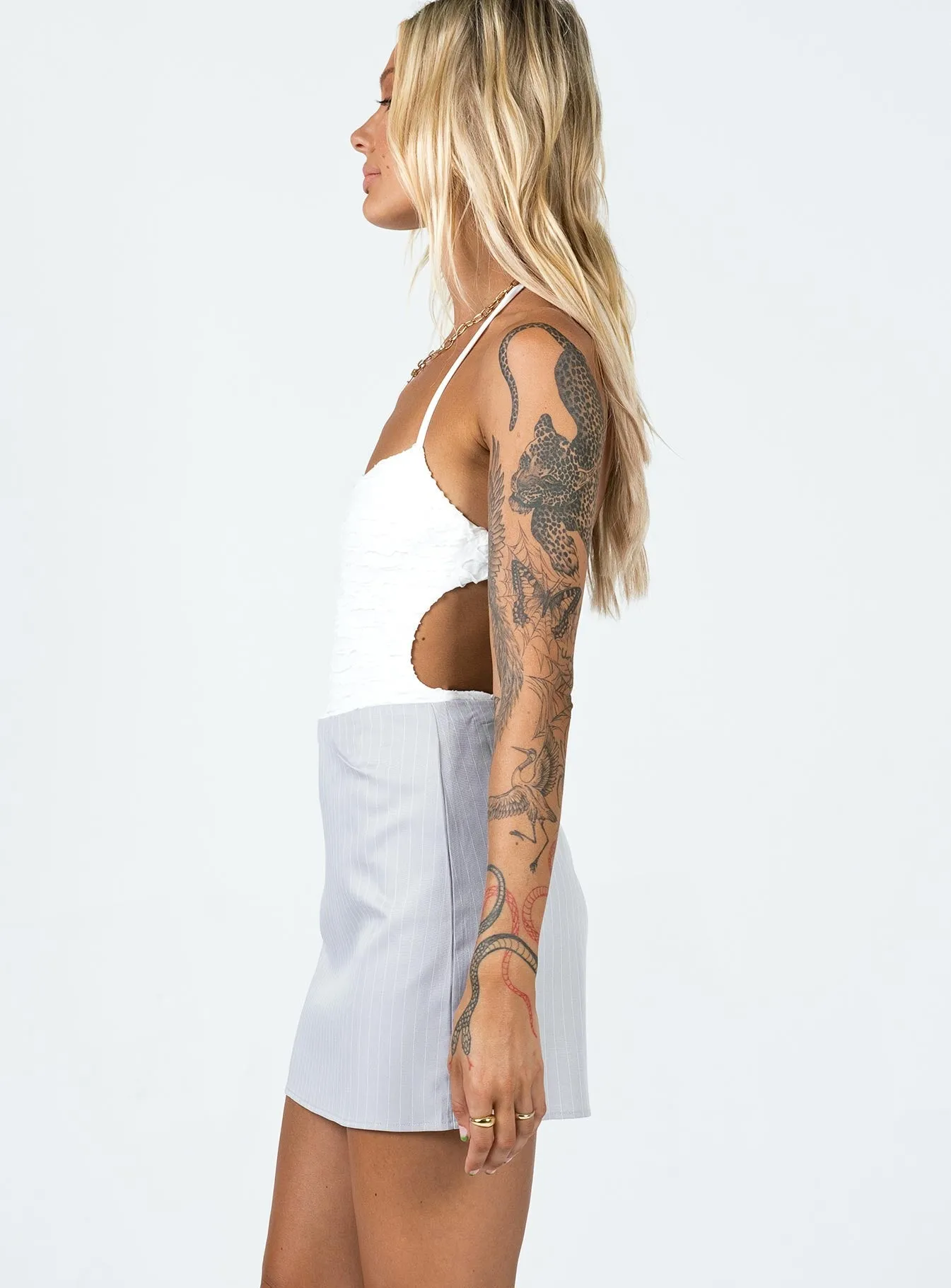 Sport Club Adele Bodysuit White