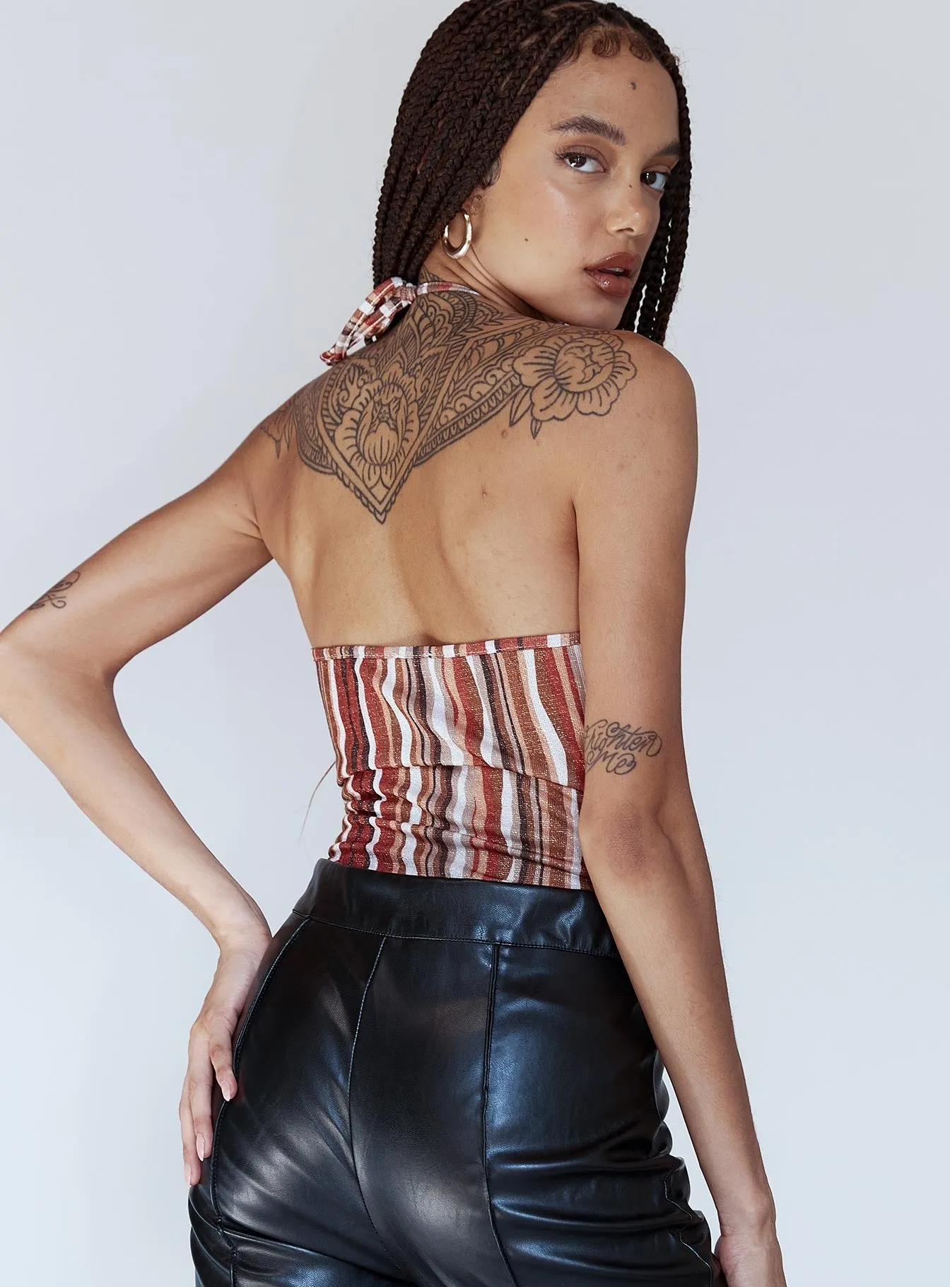 Quinn Bodysuit Orange Multi Resort Chic Home Friends