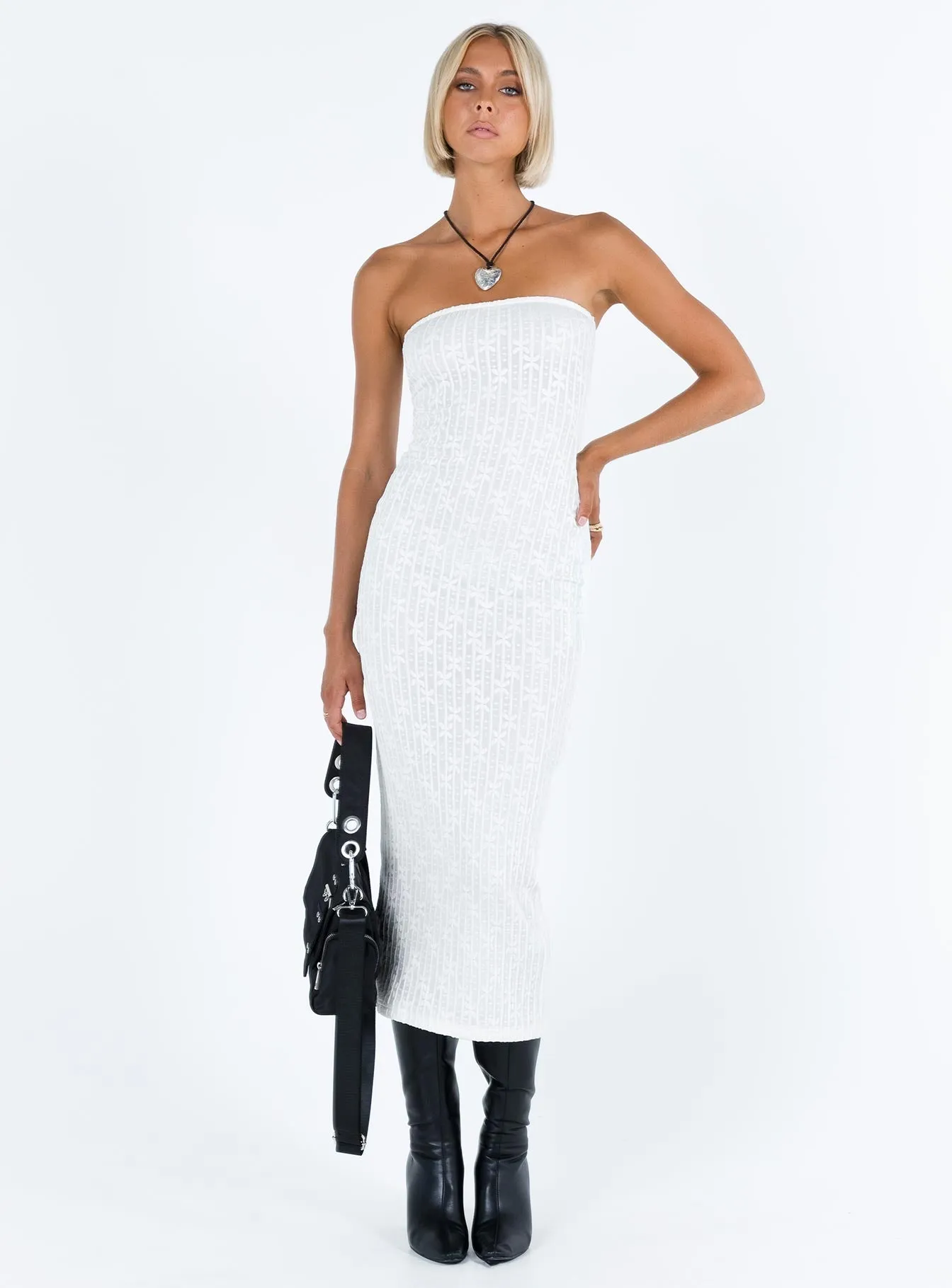 Lasance Maxi Dress White Creek View