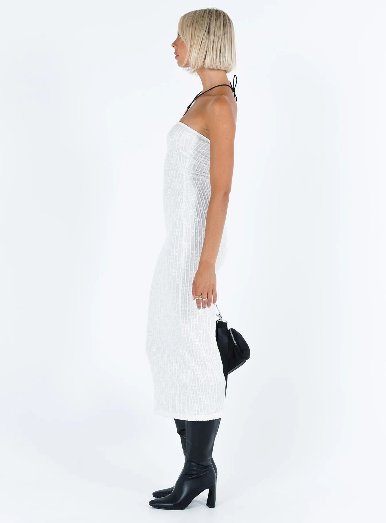 Lasance Maxi Dress White This maxi dress is designed to be worn season after season due to its timeless appeal Amber Glow
