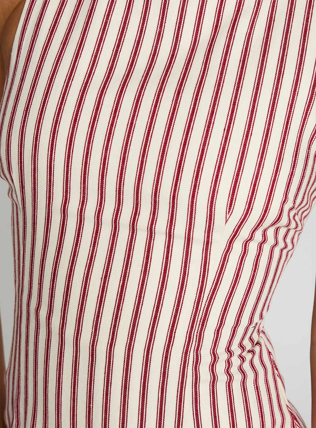 Yumiko Romper Red Stripe Star Heat Scene Mode