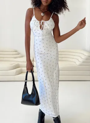 Its simple design makes it easy to pair with accessories and shoes for a personalized look Event Perfect Brailey Maxi Dress Blue Floral
