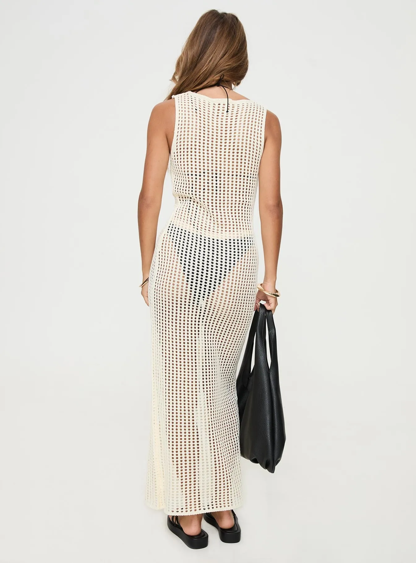 With its relaxed fit this dress is perfect for both casual and formal settings Alderwood Knit Maxi Dress Beige