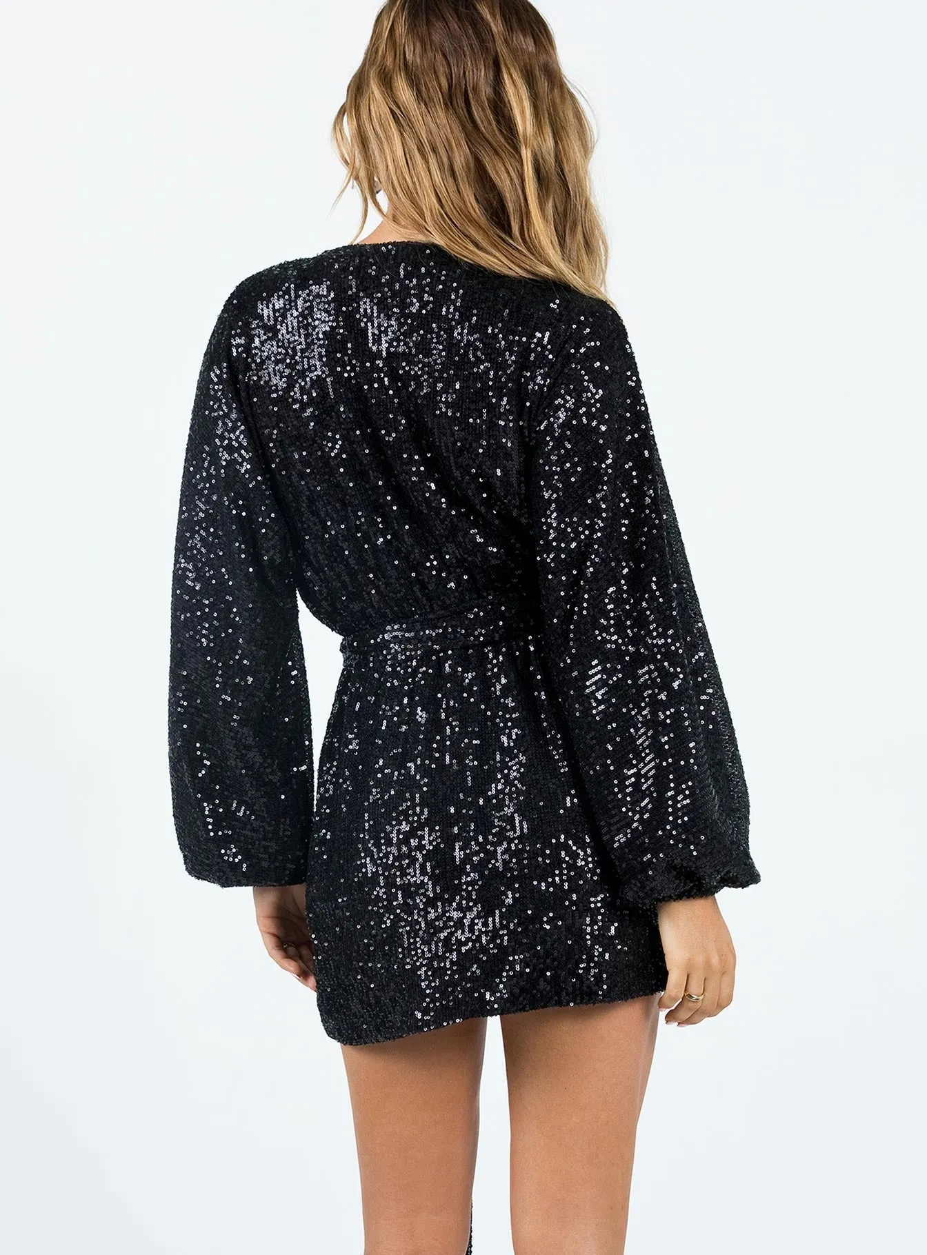 Bohemian Chic Dancing Queen Mini Dress Black