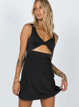 Hypoallergenic fabric Karter Mini Dress Black