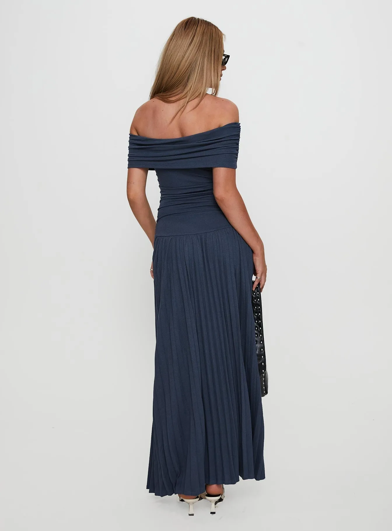Warm Air Field Of Dreams Maxi Dress Navy