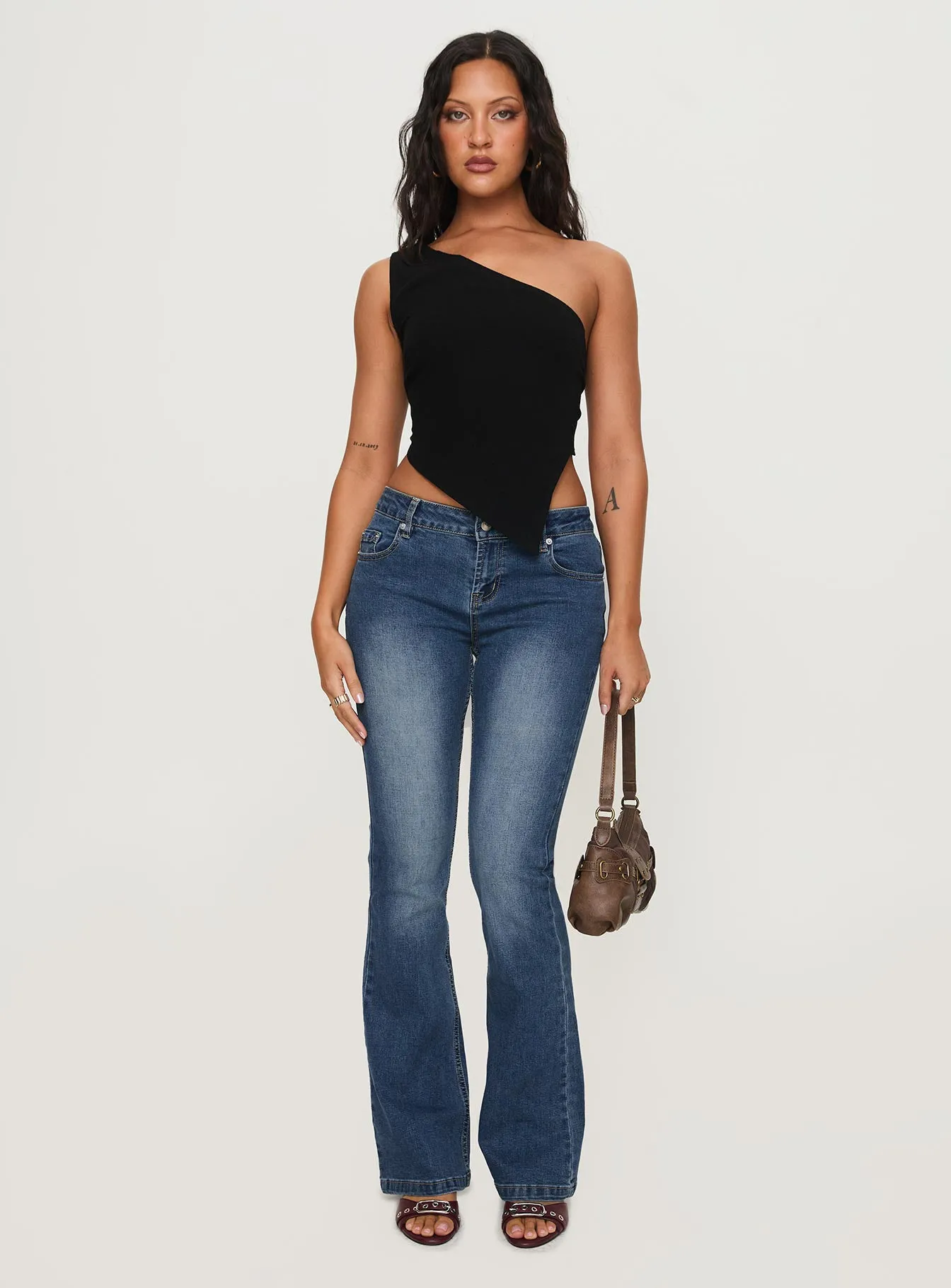Adaptive Look Standard Piece Bethany Low Rise Bootleg Jeans Mid Wash