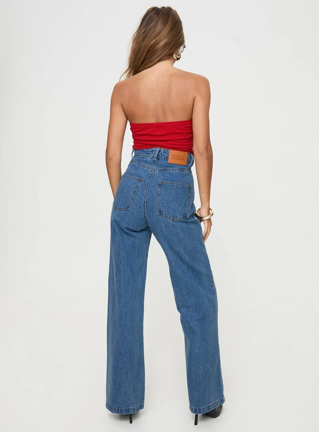 Zephee High Rise Wide Leg Jeans Light Wash Morning Stroll Outdoor Adventure Date Night Brushed Interior