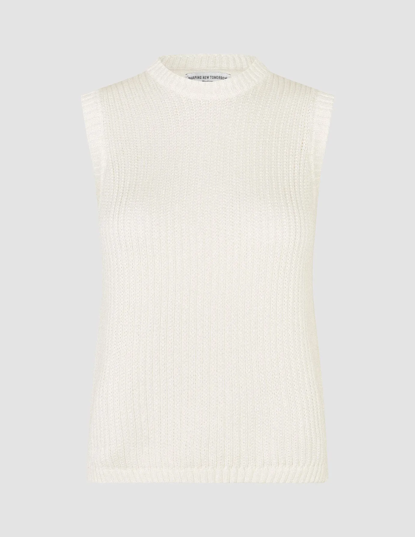 Free Fit Women's Structured Knit Top Off White