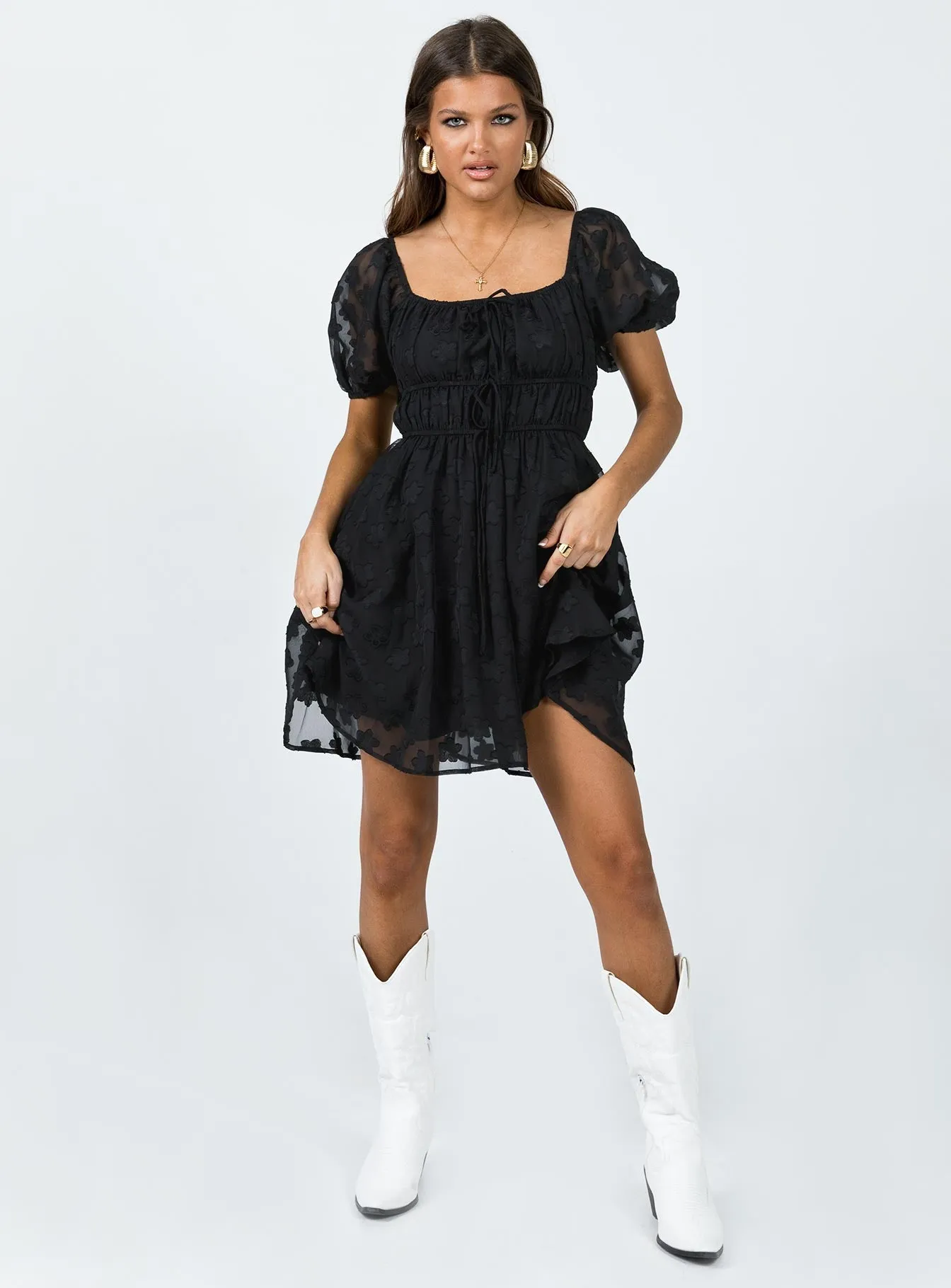 Kenny Mini Dress Black Style Pop Light Rush