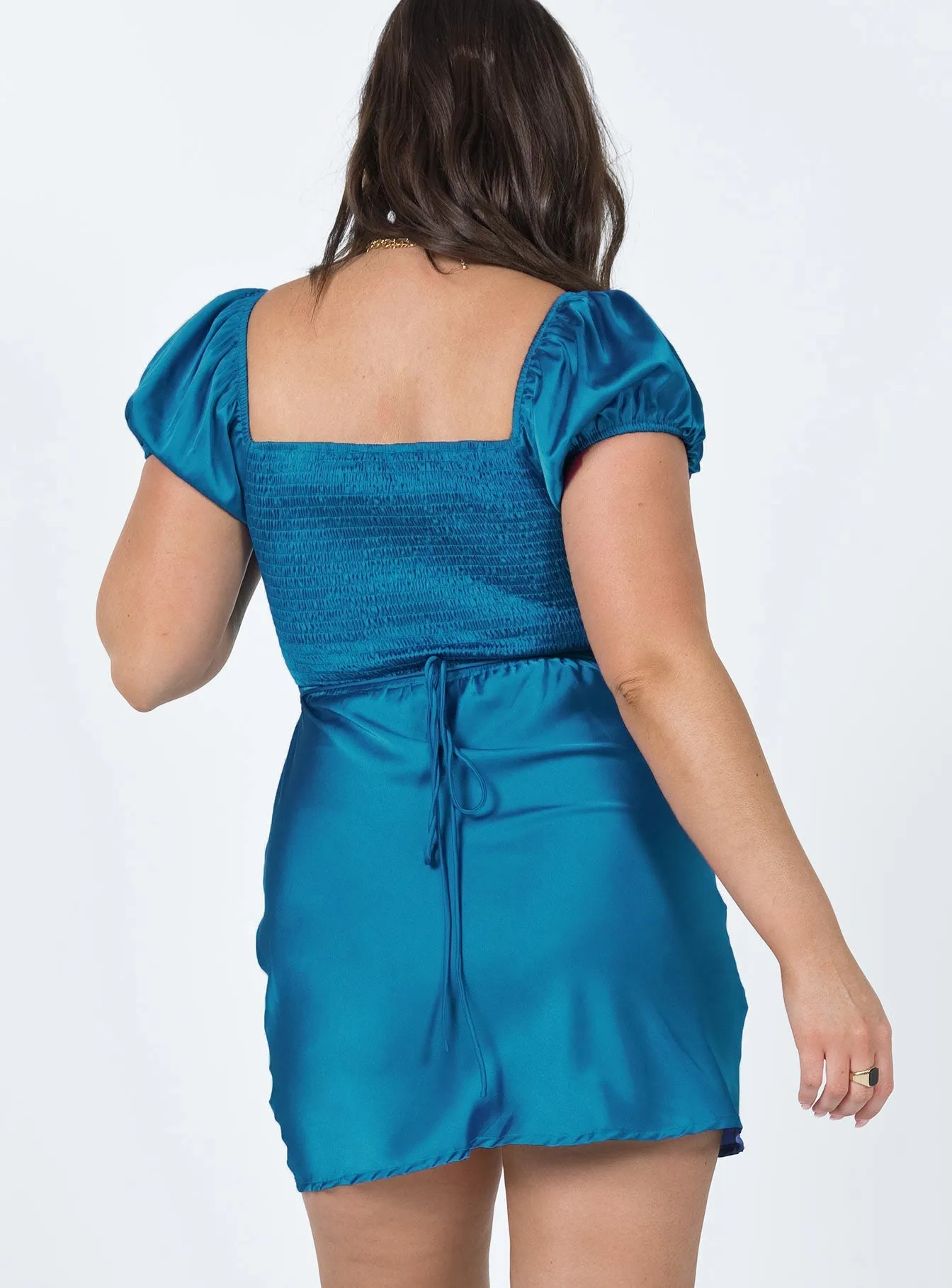 Comfortable party dress Nakita Mini Dress Blue