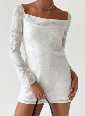Perfect For Summer Star Power Mini Dress White