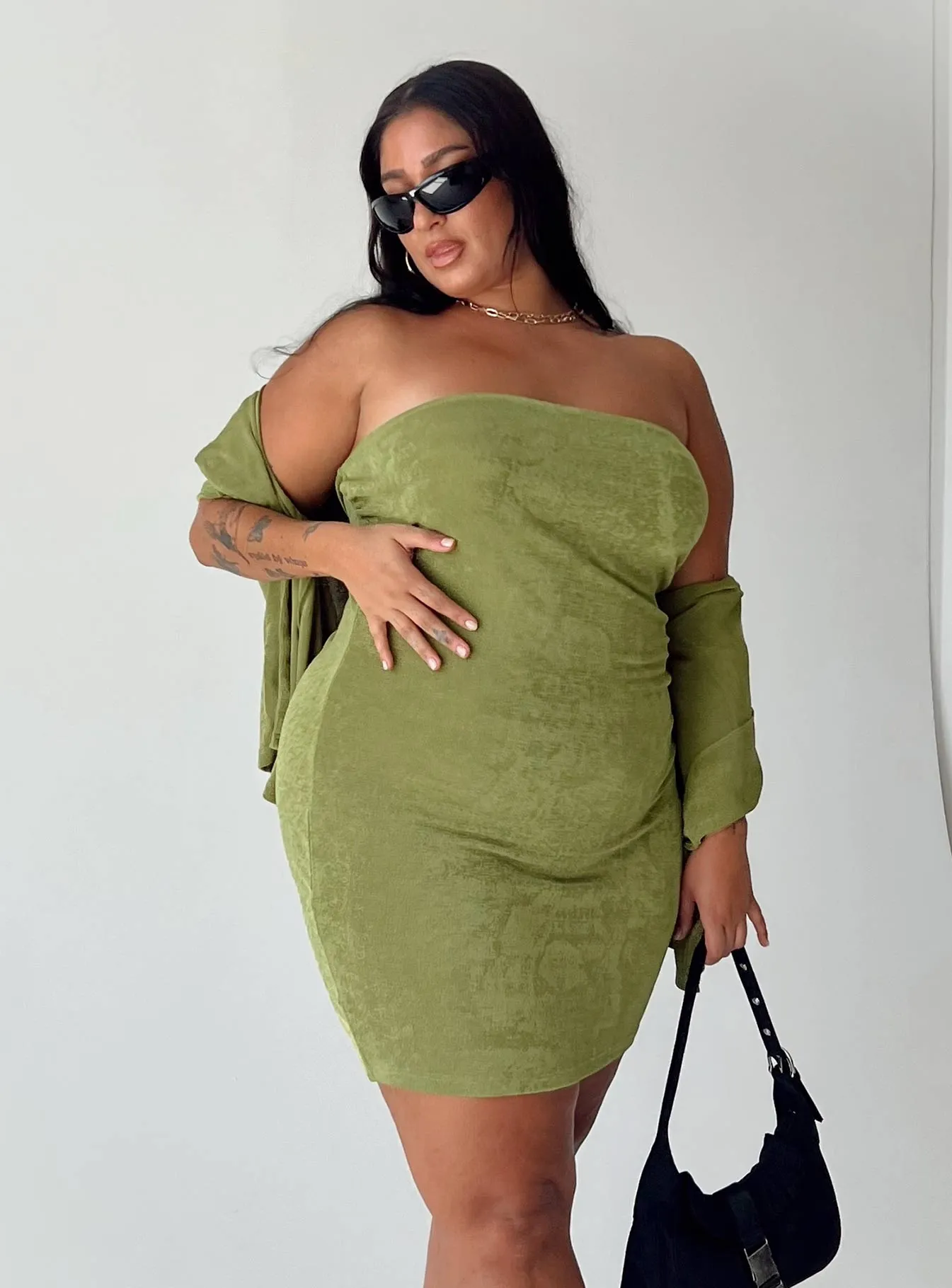 No Slip Grip Edge Soft Misha Set Green Curve