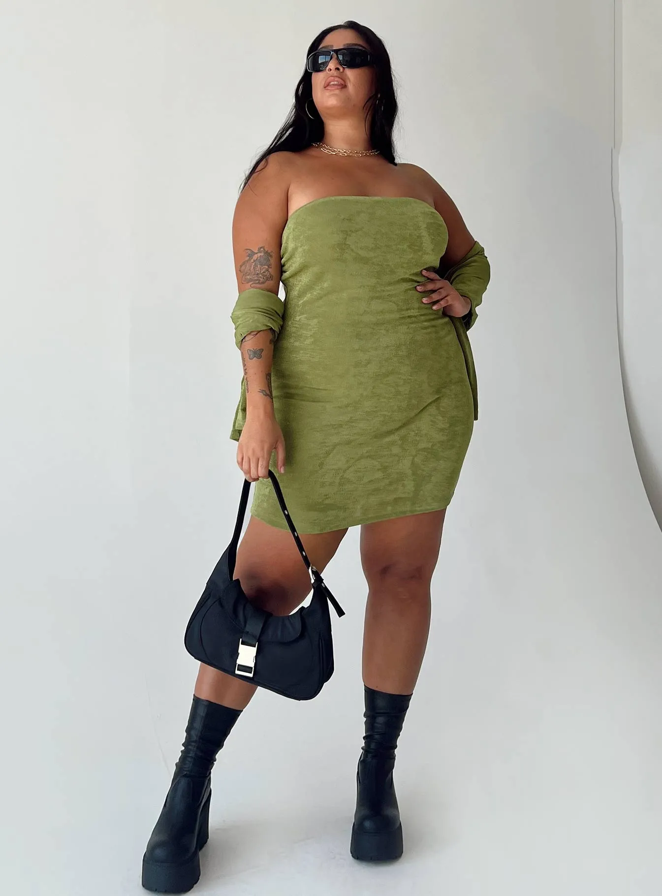 Quick Glam Scene Soft Misha Set Green Curve