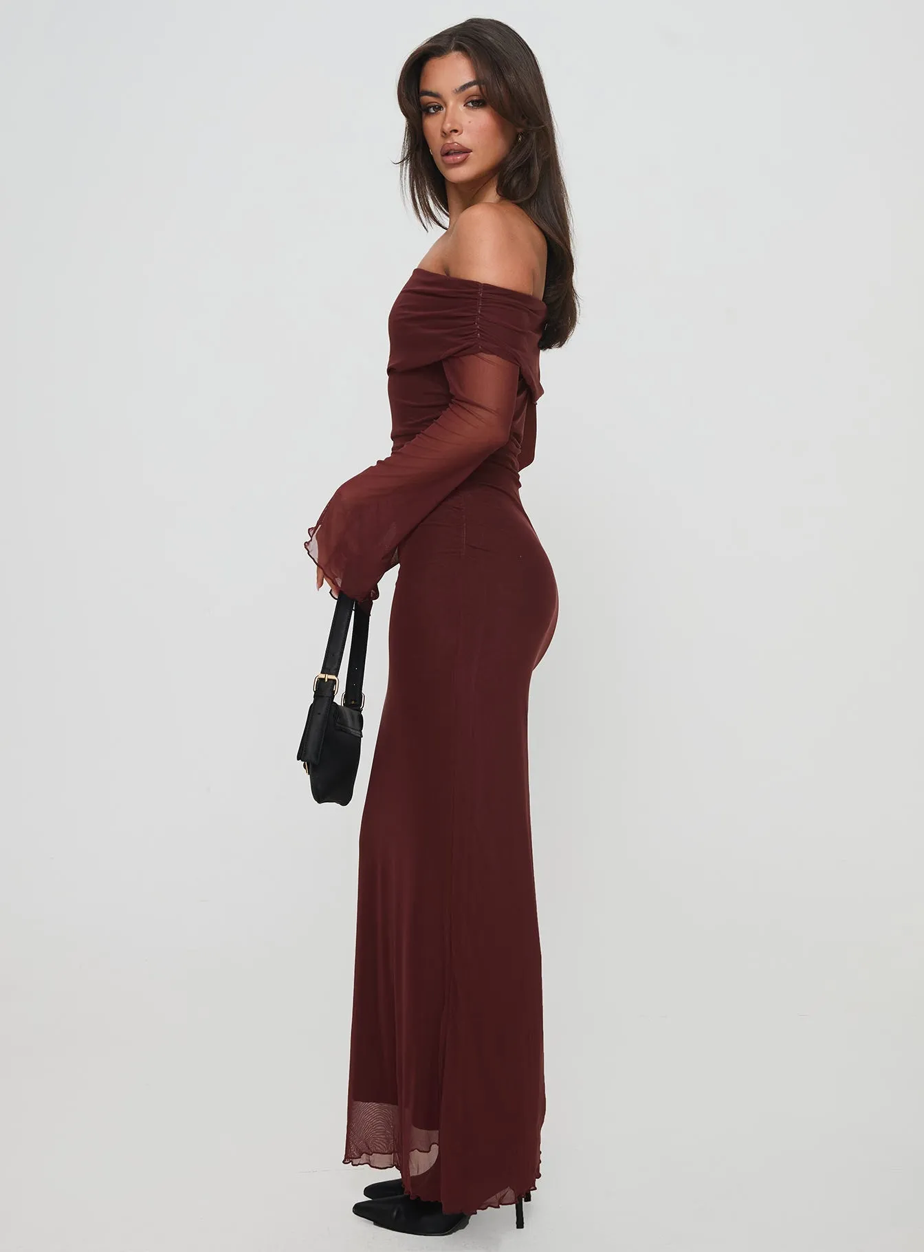 Consideration Maxi Dress Chocolate Relaxed fit summer gown
