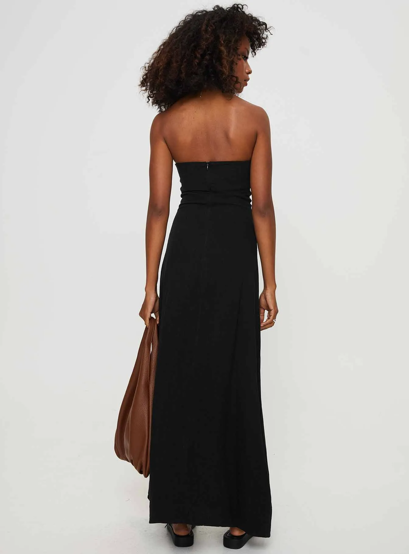 Muslin Soft 4eva Maxi Dress Black