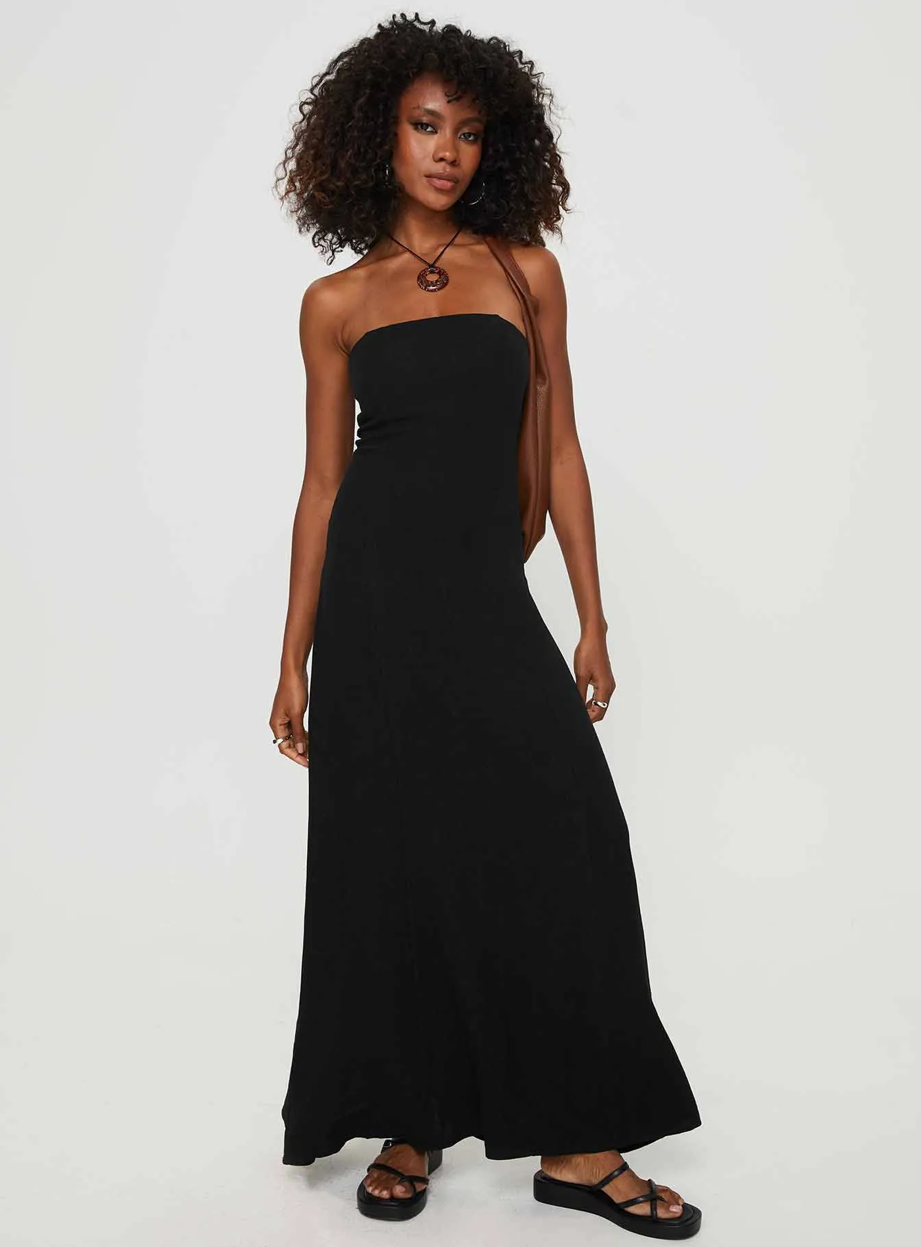 Gate Arch Canal Side 4eva Maxi Dress Black