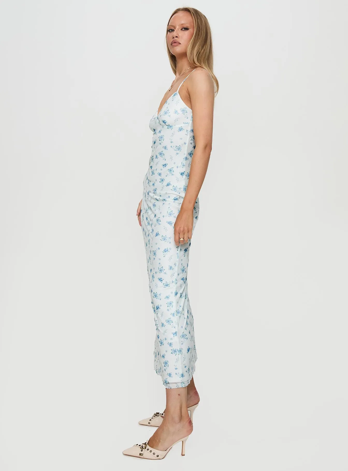 Mellieha Maxi Dress Multi Floral Romance Feel Coastal Chic