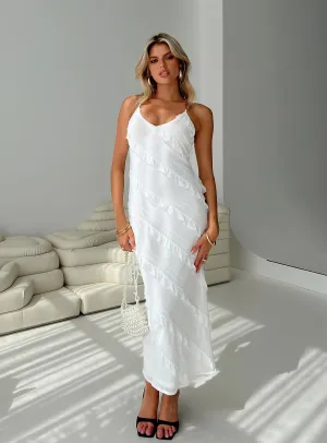 poolside style Lars Maxi Dress White