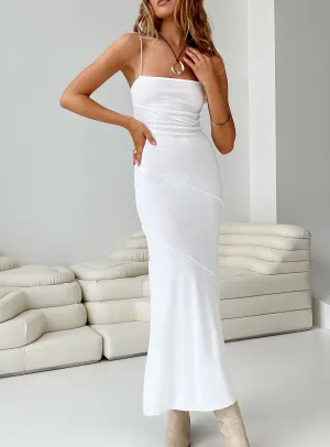 Andros Maxi Dress White Marina Walk