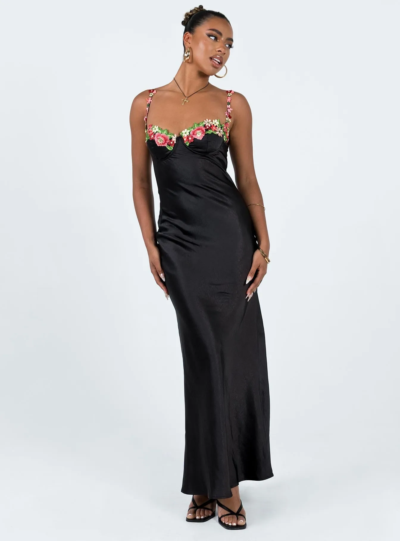 Kenzie Maxi Dress Black Square View