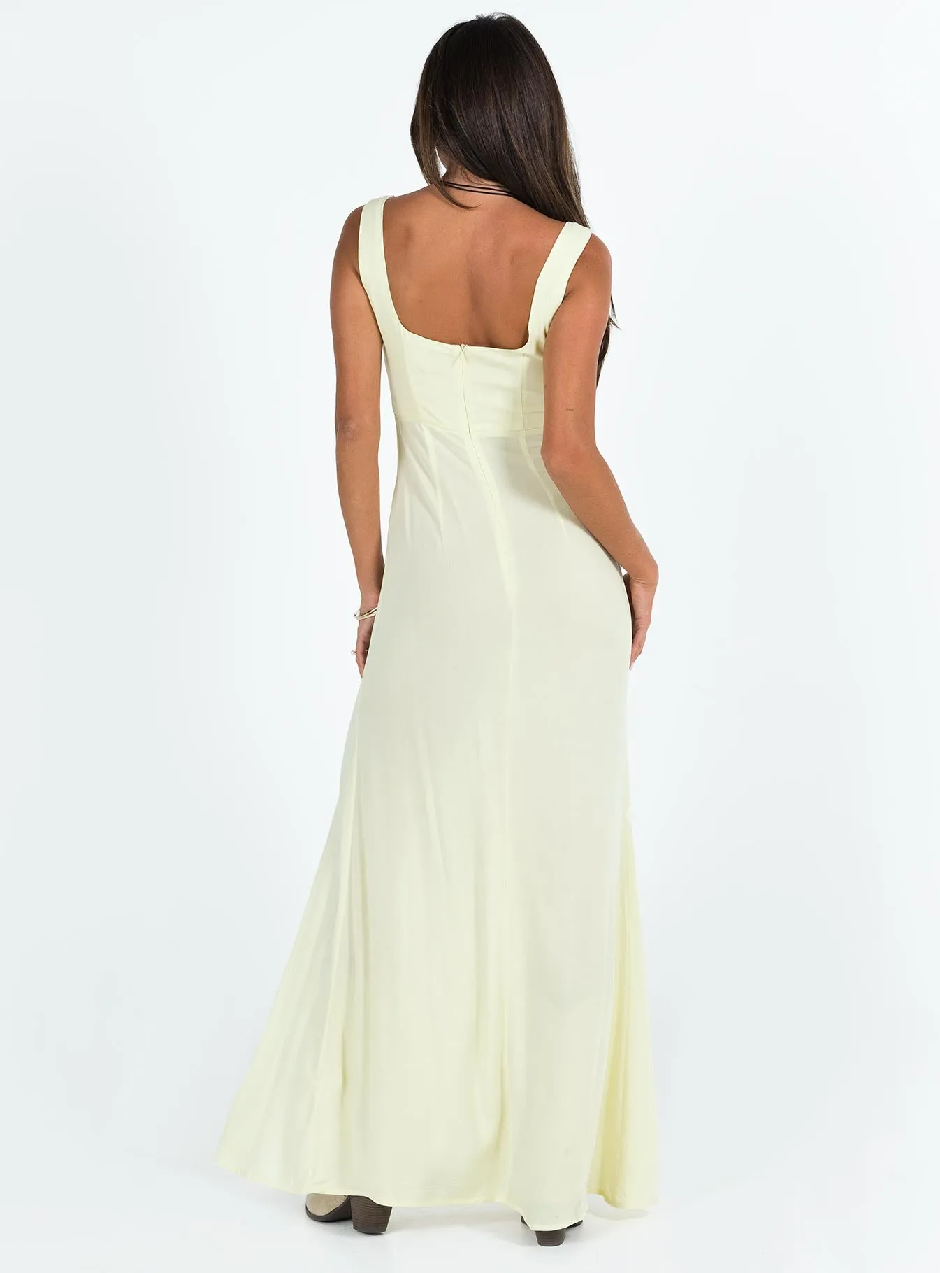 Stripe Flow Shannyn Maxi Dress Yellow