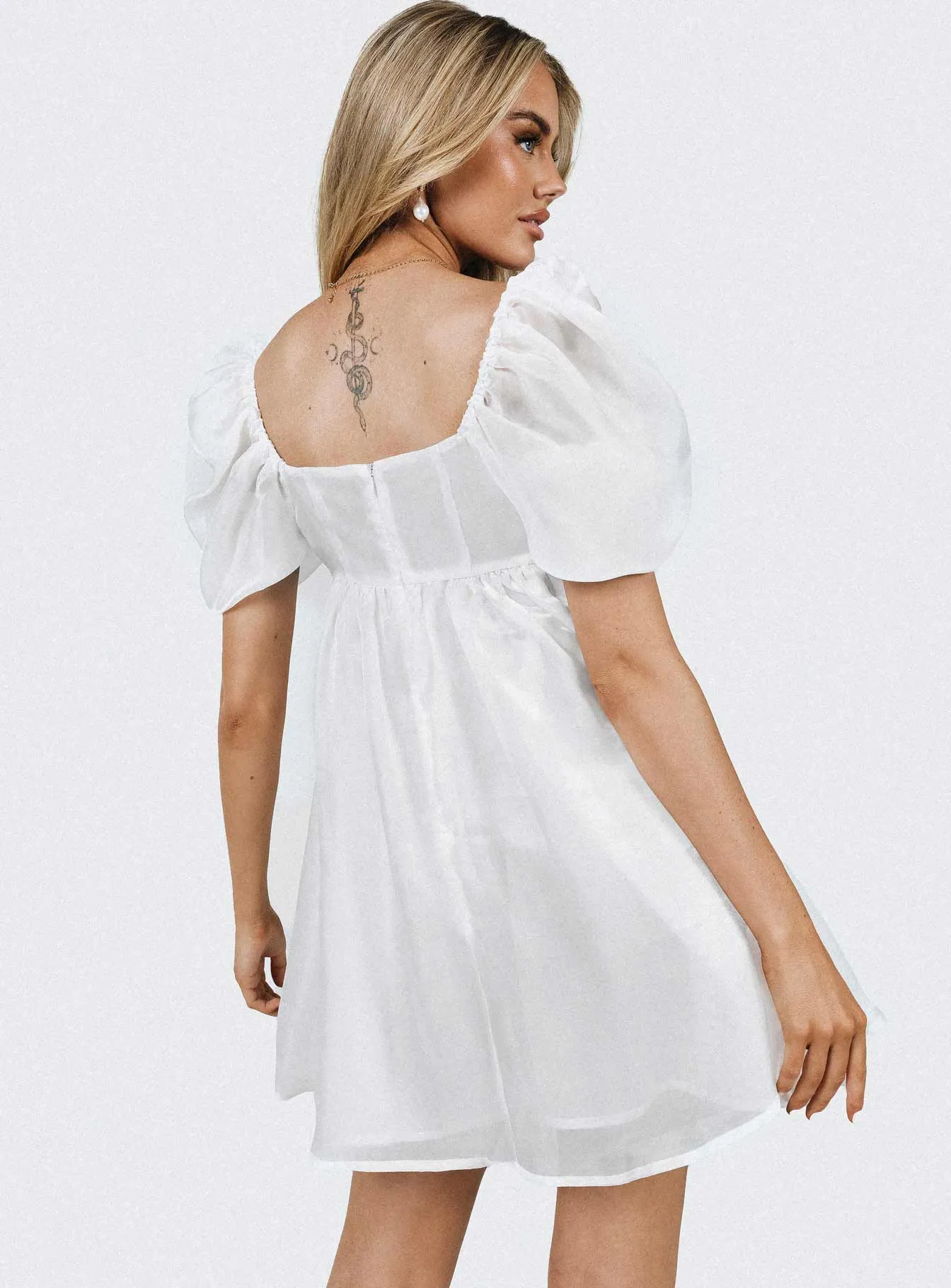 Alaya Mini Dress White Urban Mode