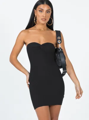 Relaxed Vibe Light Soft Kallister Mini Dress Black