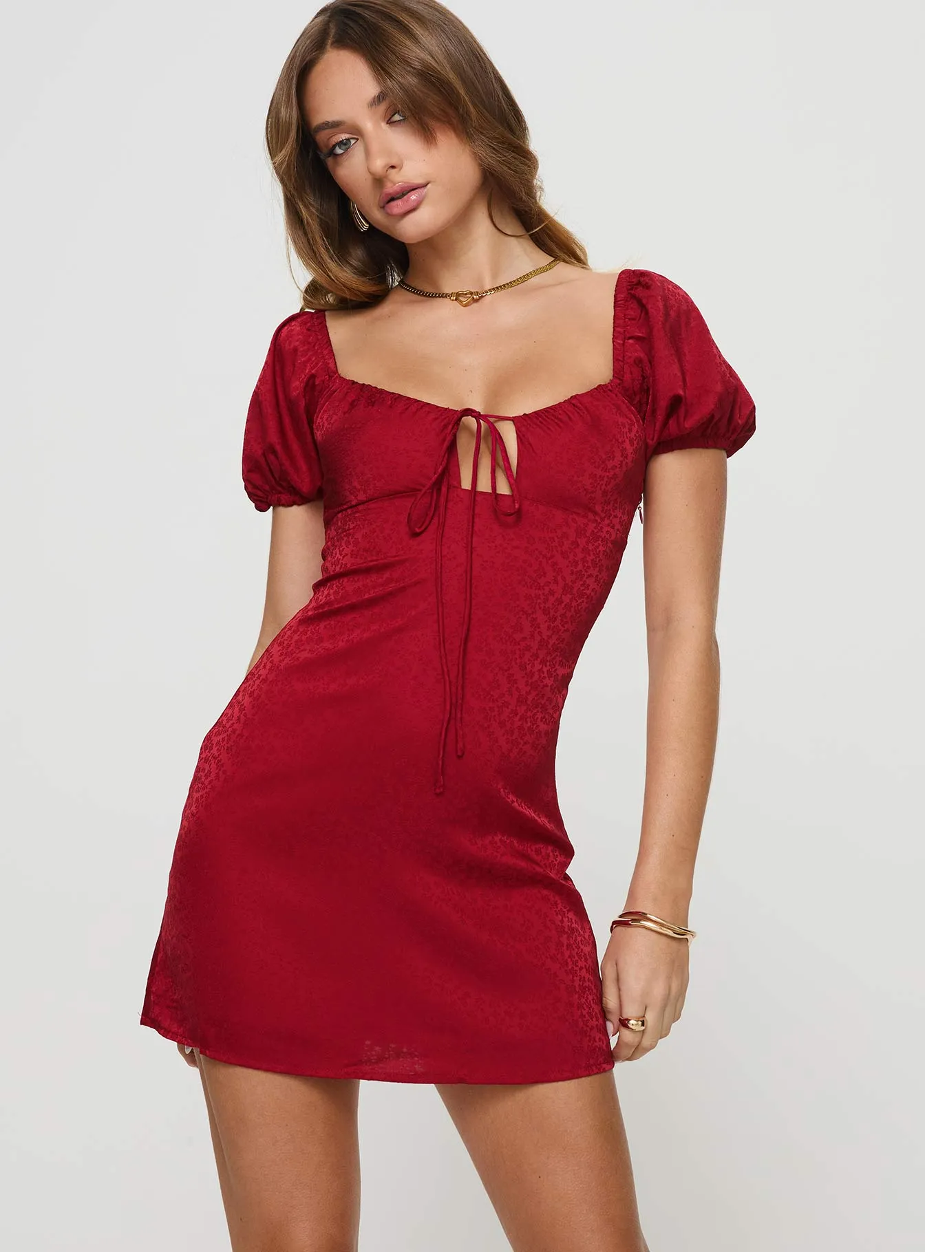 Weekend Comfort Kleopatra Mini Dress Red