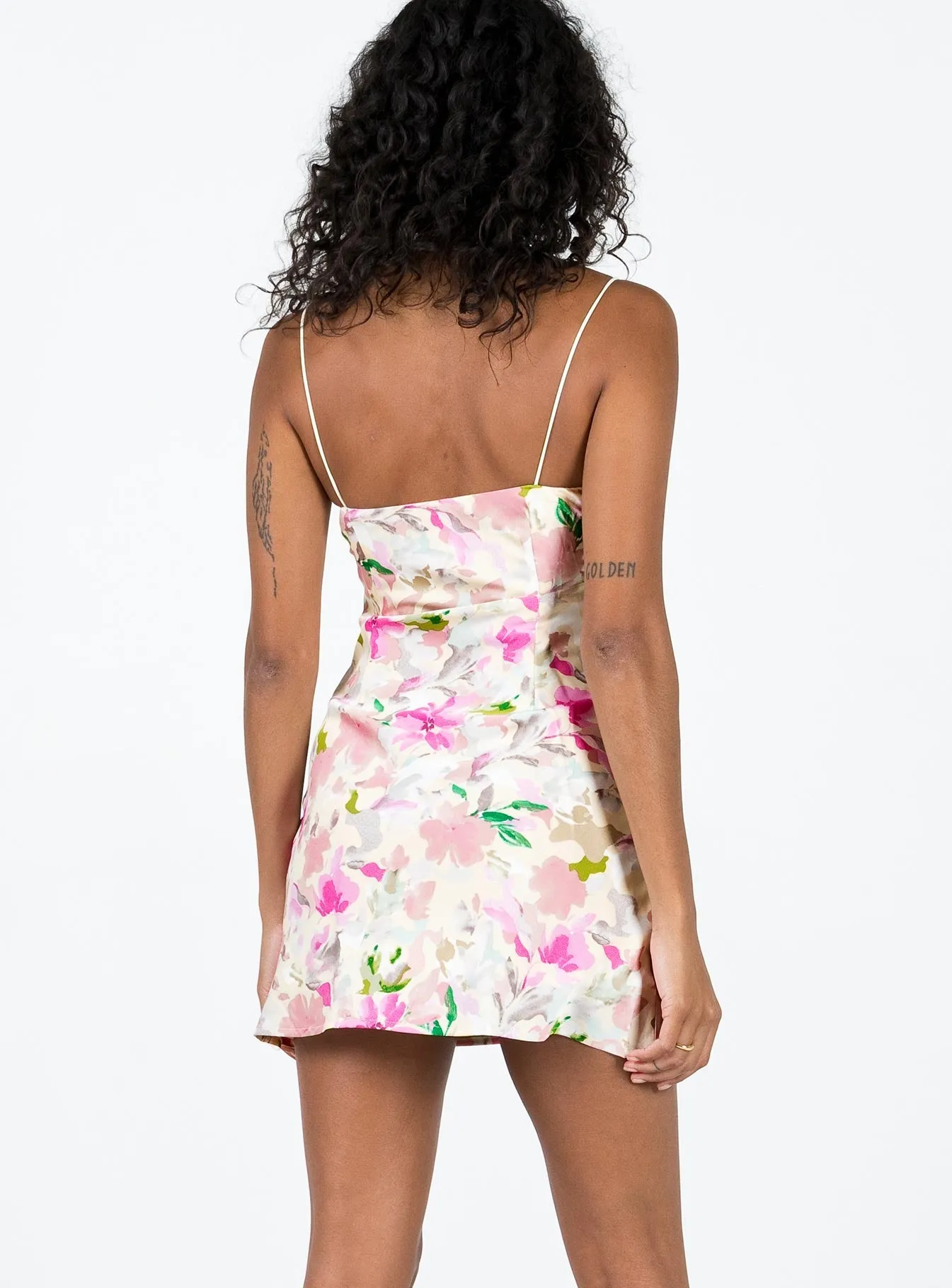 Marilyn Mini Dress Floral Multi Youthful Fashion
