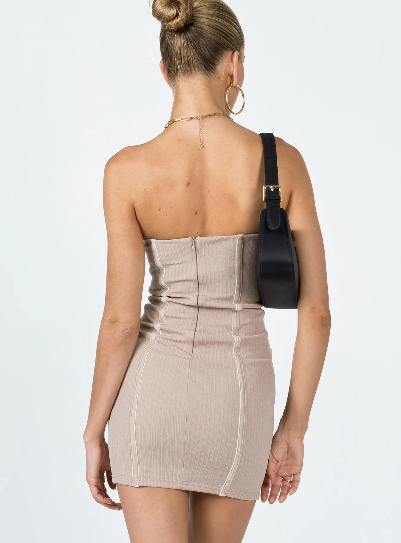 Urban Mode Tristian Mini Dress Brown